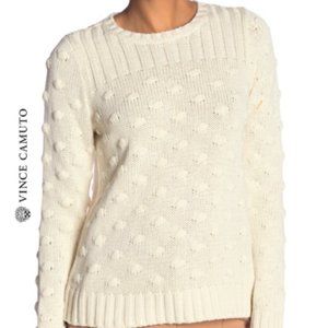 NWT VINCE CAMUTO POPCORN COTTON SWEATER